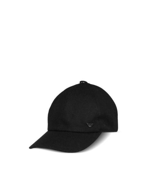 EMPORIO ARMANI logo-plaque cap