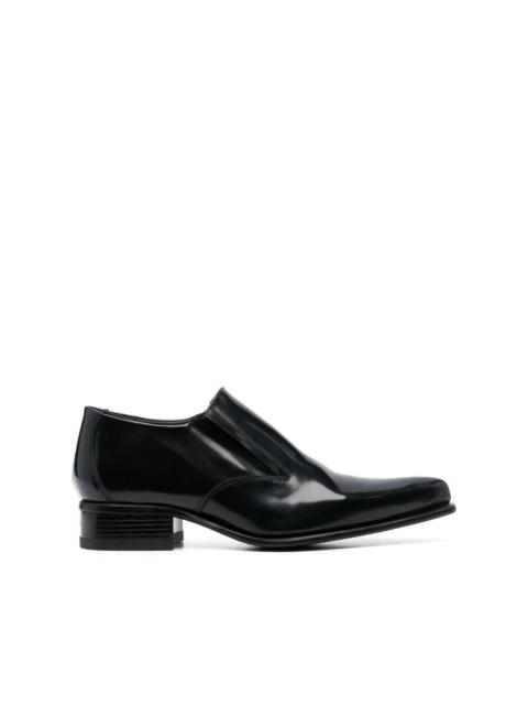 VETEMENTS 40mm pointed leather loafers
