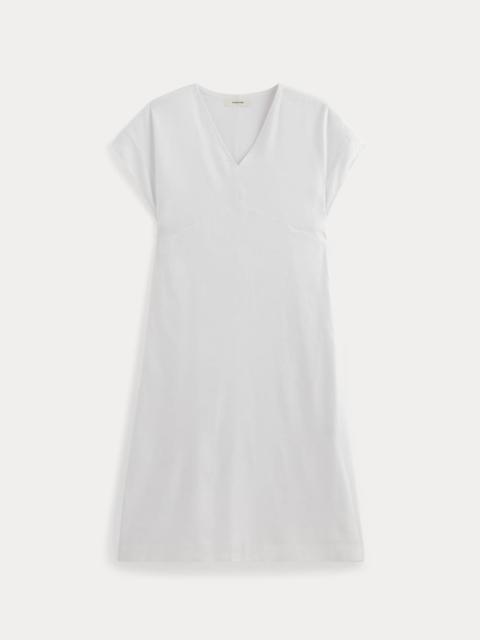 EVERLANE THE TIE-BACK DRESS IN STRETCH LINEN