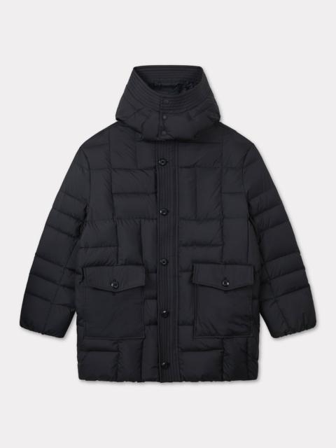 'KENZO Weave' mid-length winter parka