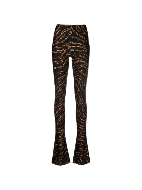 THE ATTICO graphic-print leggings