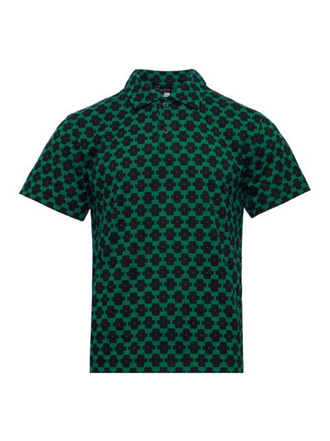 Comme des Garçons Homme Plus Bold Printed Pattern Cotton Jersey Polo