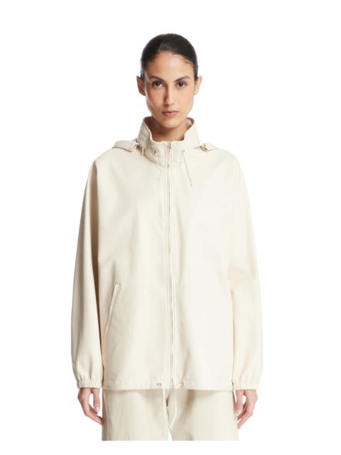 The Row White Leather Jacket
