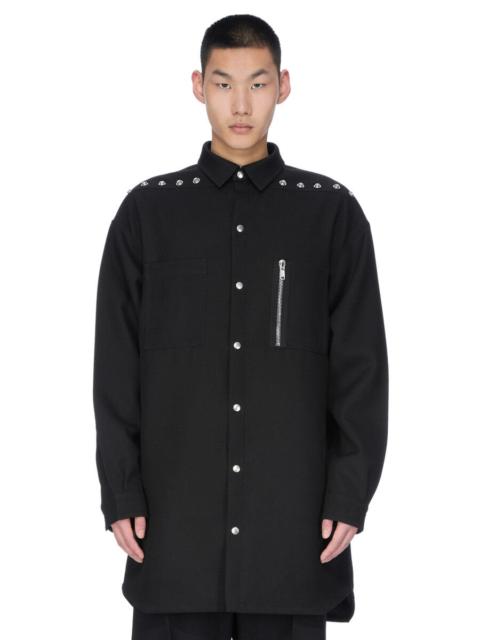Rick Owens Black Concordians Oversized Shirt