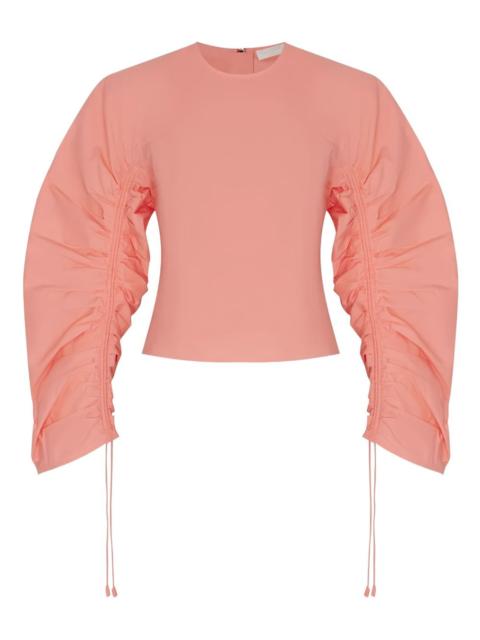ULLA JOHNSON gathered-sleeve blouse