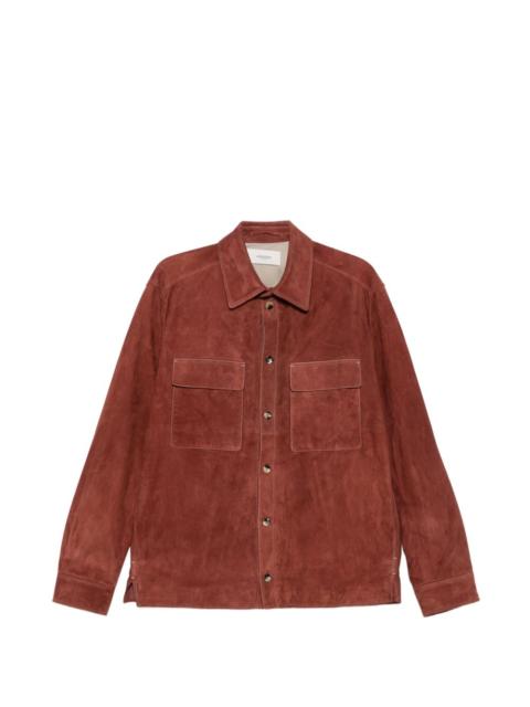 AGNONA pocket leather jacket