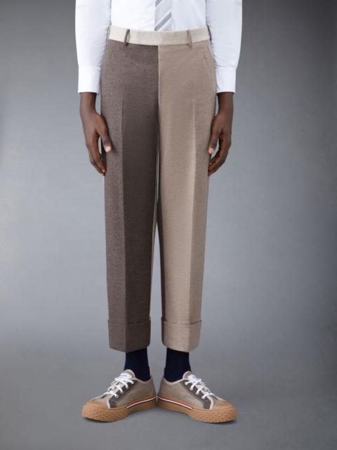 Thom Browne Fun-Mix Flannel Beltloop Sack Trouser