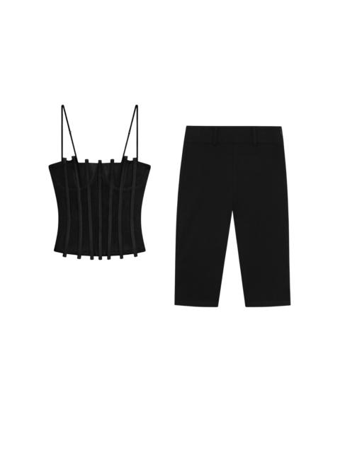 miaou LILA CORSET + HARLEY CAPRI - BLACK