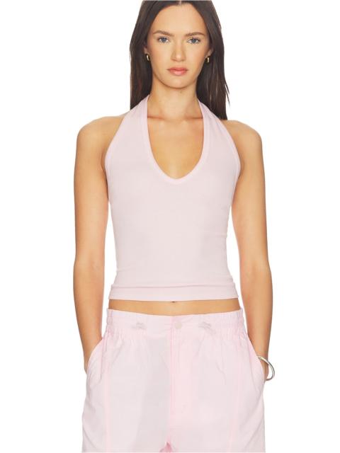 Enza Costa Cotton Rib U Halter