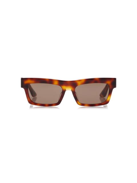 KHAITE x Oliver Peoples 1985C Square-Frame Acetate Sunglasses brown