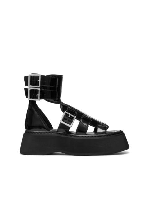 Junya Watanabe caged leather sandals