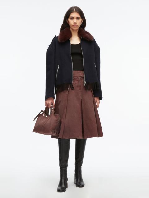 3.1 Phillip Lim Wool Blanket Zip Up Jacket