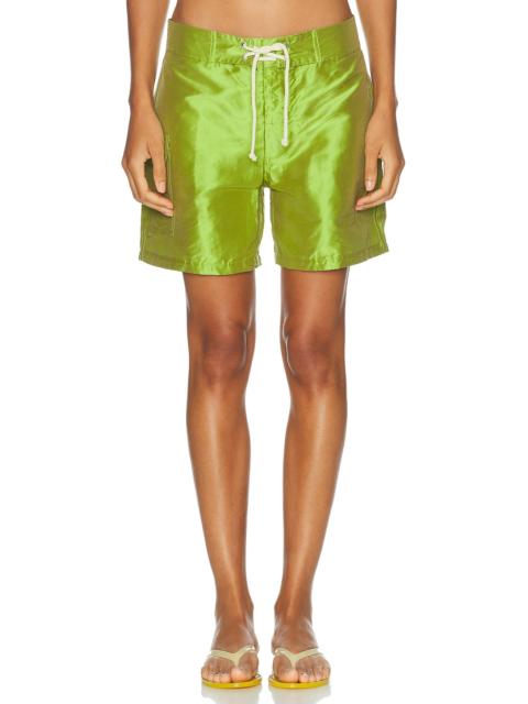 DONNI. The Taffeta Board Short