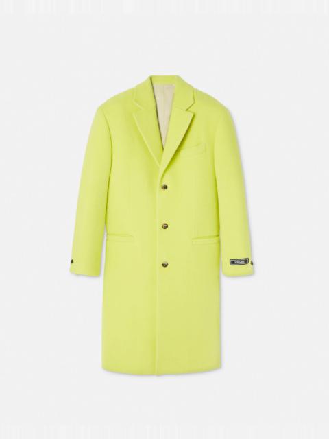 VERSACE Single-Breasted Long Coat