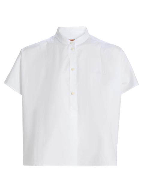 JAMIE HALLER Women's The Amalfi Cotton Shirt - White