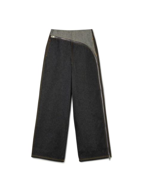 SUNNEI WAVE ZIP PANTS / black