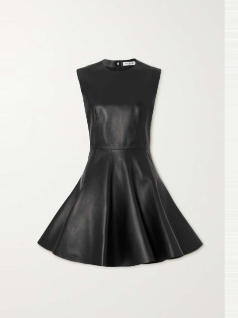 Archetypes leather mini dress