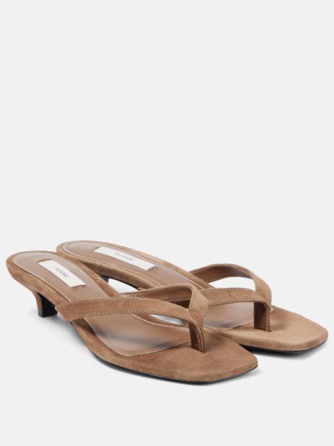 Totême 35 suede sandals
