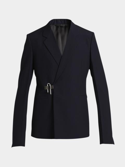 Givenchy Men's Asymmetric U-Lock Sport Coat