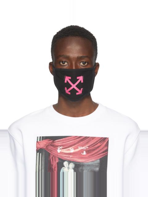 Off-White Black & Pink Arrows Mask
