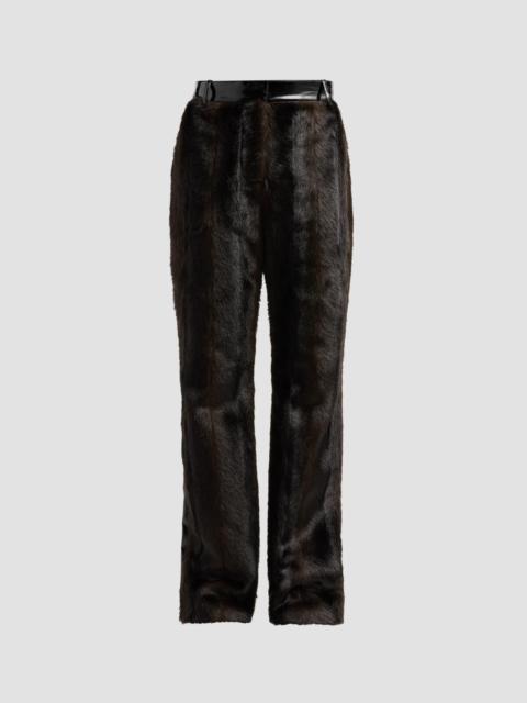 AKNVAS Women's Barbarini Faux Fur Pants - Visone