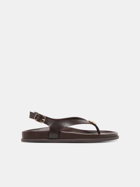 dolce vita JONY SANDALS DK BROWN LEATHER