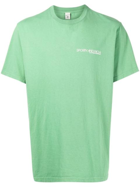 Sporty & Rich logo-print cotton T-shirt