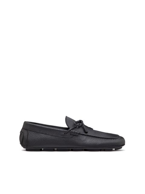 Valentino VLogo Signature leather driving shoes