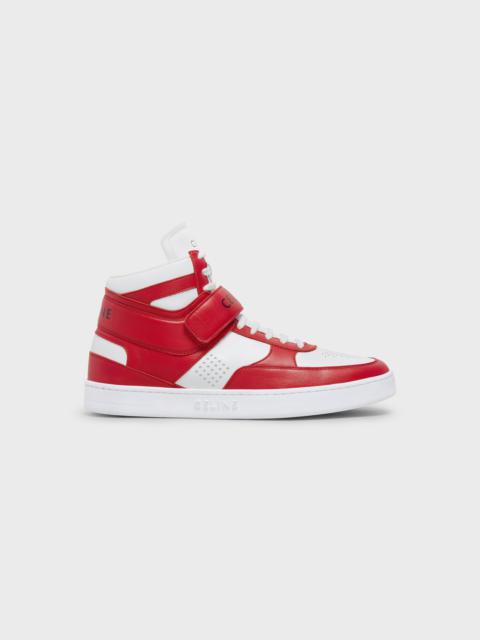 CELINE CT-03 HIGH SNEAKER WITH SCRATCH in CALFSKIN