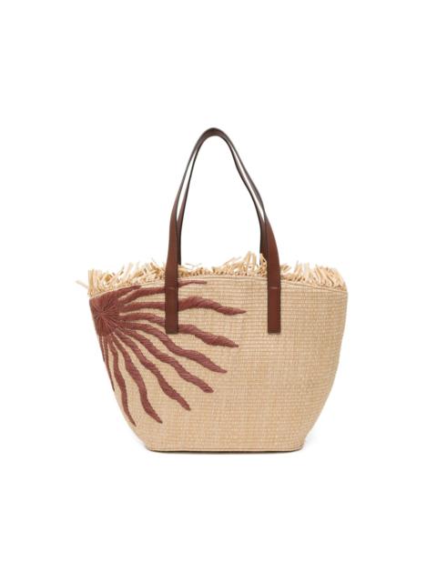 FARM RIO sun-embroidered tote bag