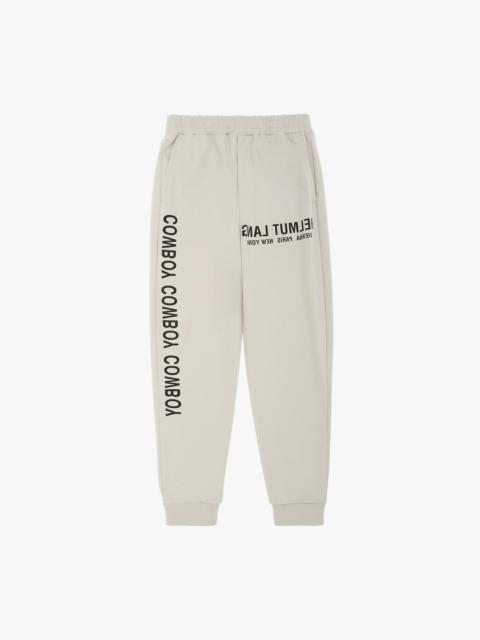 Helmut Lang SCRIBBLE LOGO JOGGER