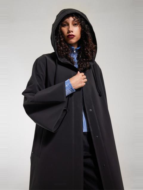 Stutterheim Lubban Lightweight Matte Raincoat Black