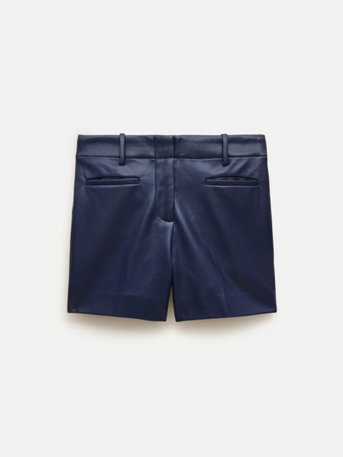 J.CREW Faux-leather short