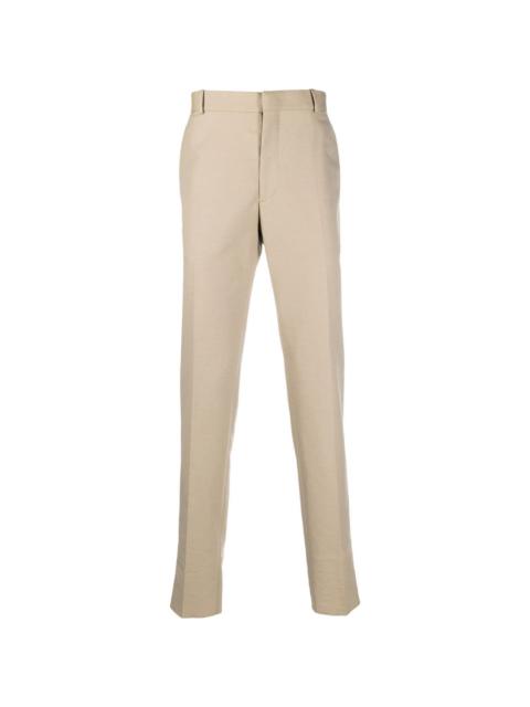 Alexander McQueen tapered mid-rise tailored trousers