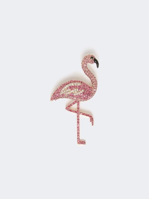 WEEKEND Max Mara PERLE Metal brooch with rhinestones - ANTIQUE ROSE