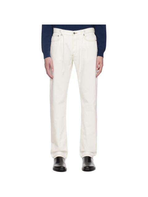 A.P.C. White Natacha Ramsay-Levi Edition Sureau Jeans