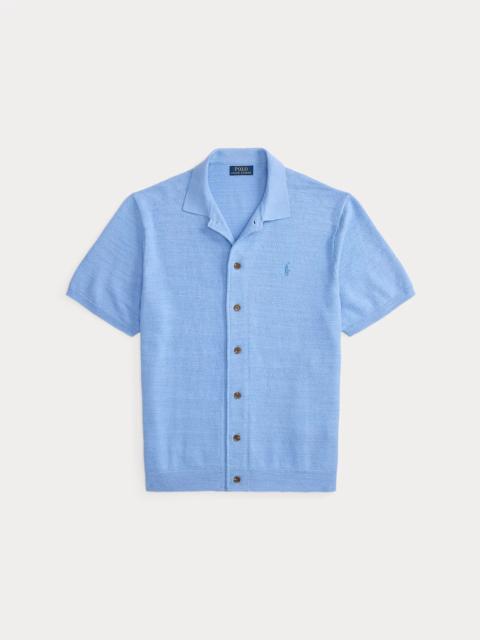 Polo Ralph Lauren Cotton-Linen Short-Sleeve Cardigan