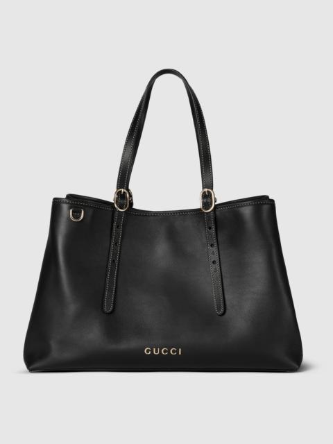 GUCCI GG Emblem medium tote bag