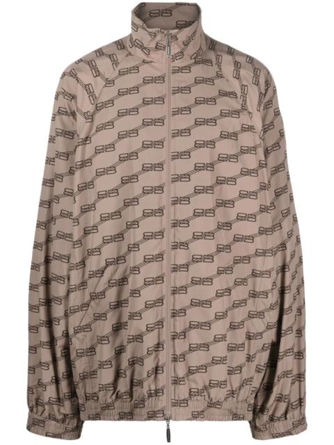 BALENCIAGA monogram-print track jacket