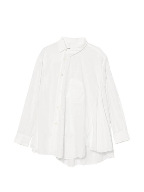 Comme Des Garçons Polyester Broad Garment Treated Shirt
