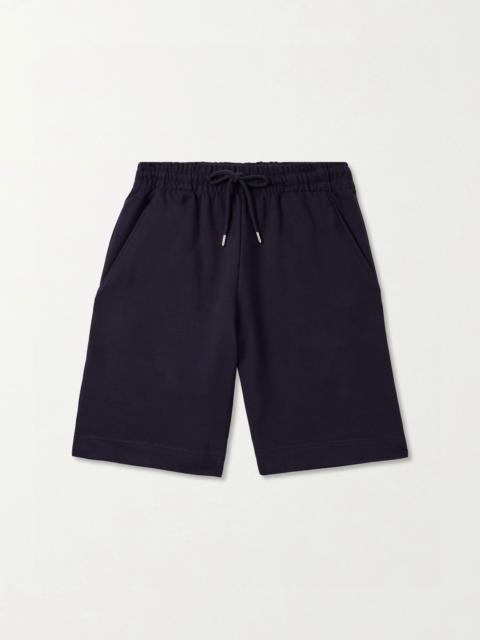 Dries Van Noten Wide-Leg Cotton-Jersey Drawstring Shorts