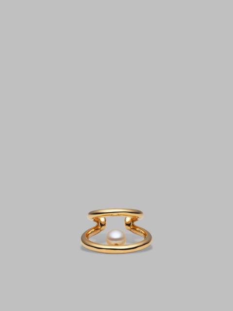 Otiumberg Otiumberg Double Pearl Cuff - Gold