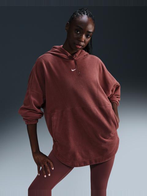 Nike One Women's Oversized Therma-FIT Pullover Fleece Hoodie