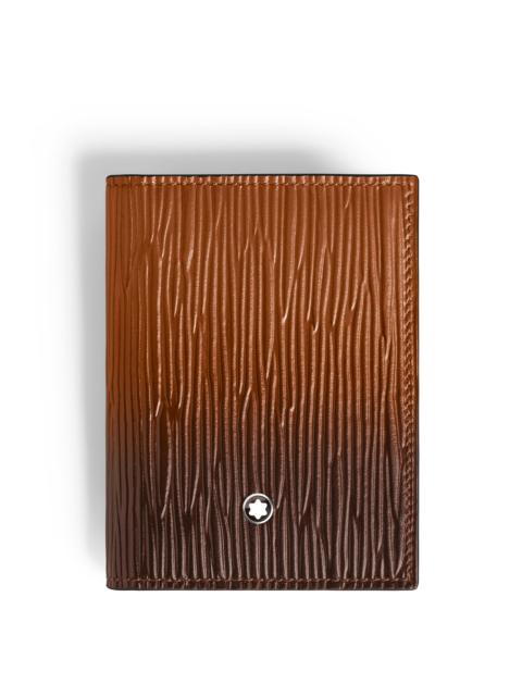 Montblanc CARD HOLDER 4CC IN CORTECCIA SFUMATO LEATHER