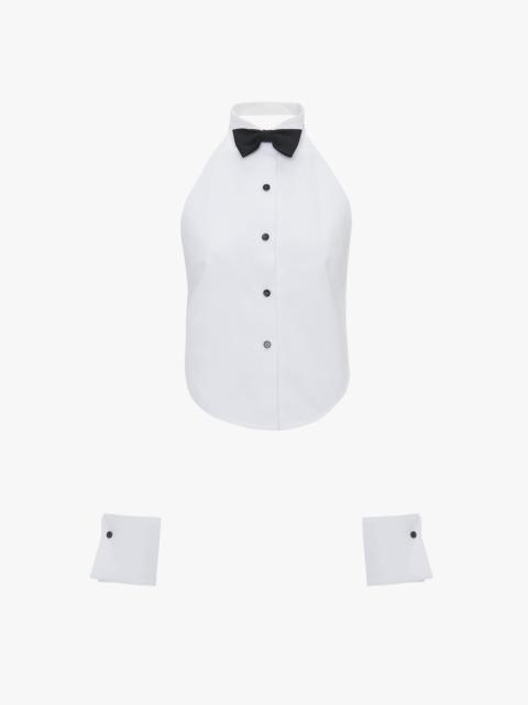 Victoria Beckham Tuxedo Bib In White