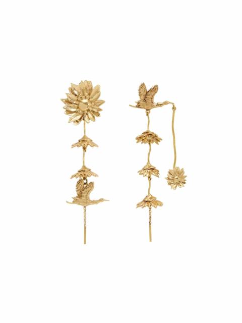 ALÉMAIS Team Spirit Daisy Crane Earrings