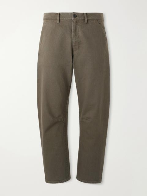 NILI LOTAN Emir Straight-Leg Cotton-Blend Twill Trousers