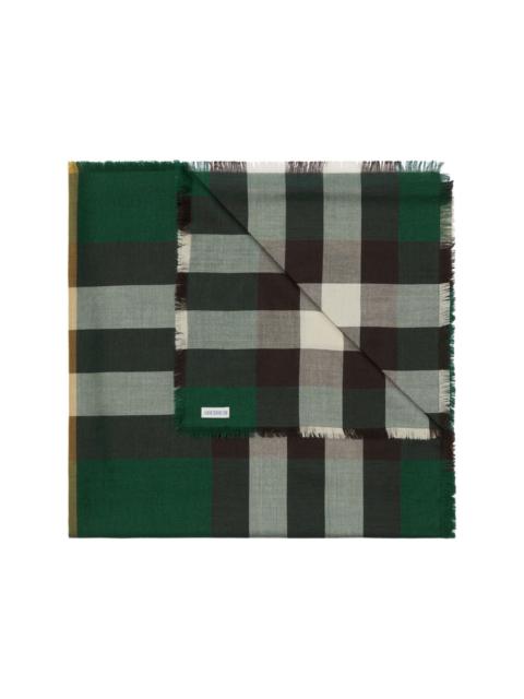 Burberry Check-print cashmere-blend scarf