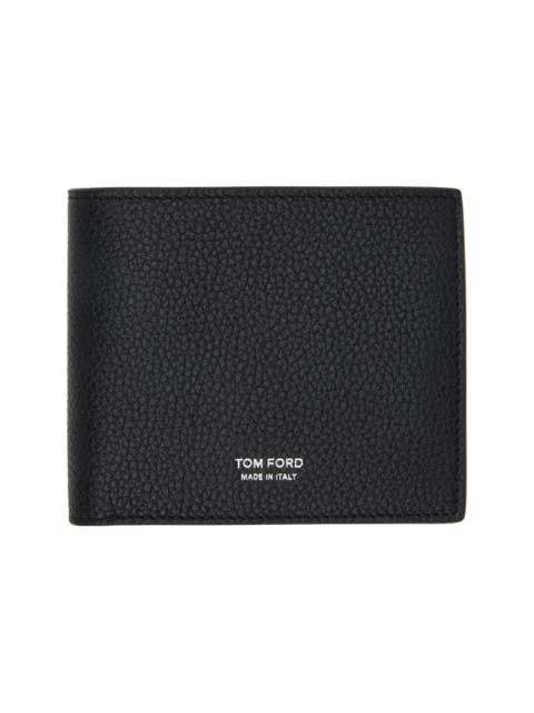 TOM FORD Black Grain Leather Classic Bifold Wallet