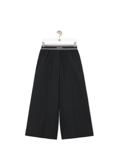 Loewe Cropped trousers in wool